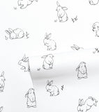 BUNNY - Papel de parede para crianças - Motivo coelhinhos