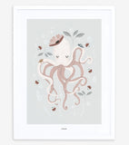 OCEAN FIELD - Cartaz para crianças - La pieuvre