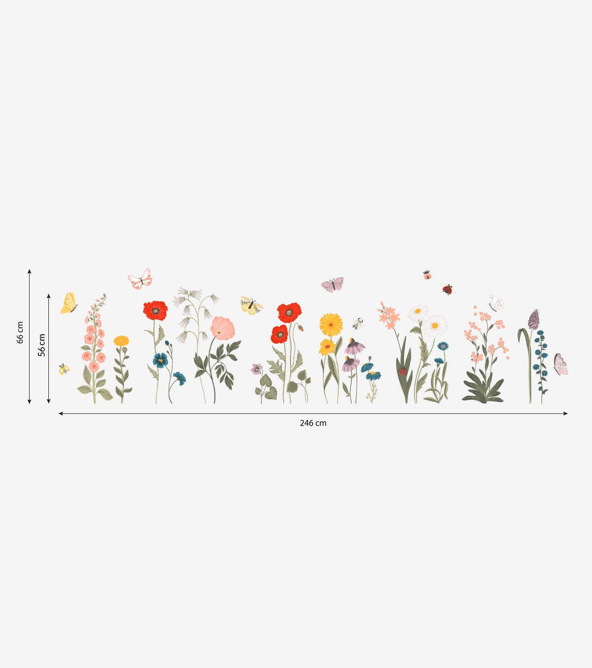 WILDFLOWERS - Autocolantes de parede - Flores do campo grandes