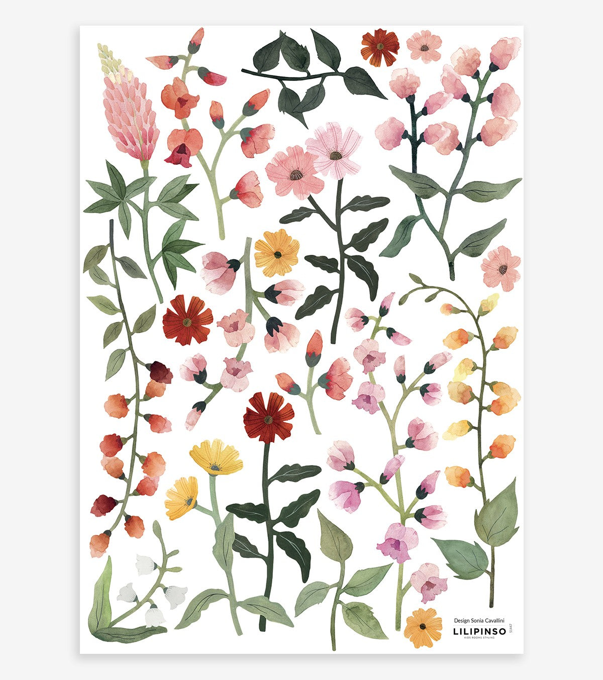 QUEYRAN - Autocolantes de parede - Flores bonitas