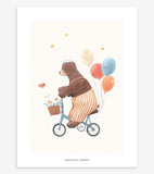 GENTLE FRIENDS - Cartaz para crianças - Passeio de bicicleta