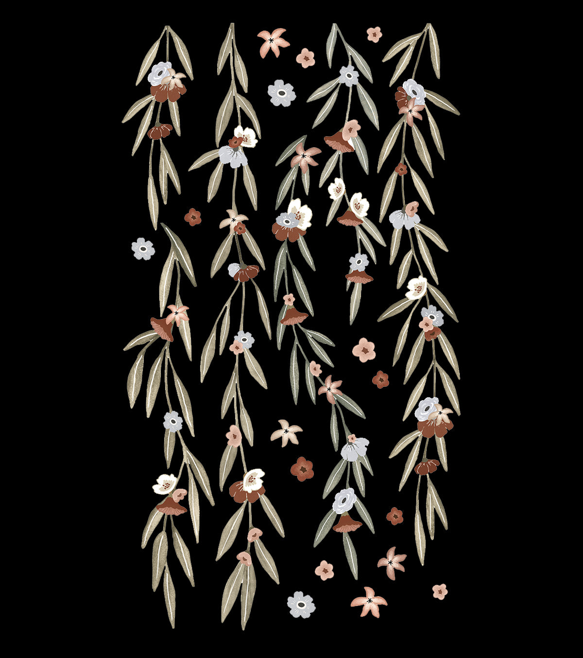 LILYDALE - Autocolante grande - Eucaliptos e flores