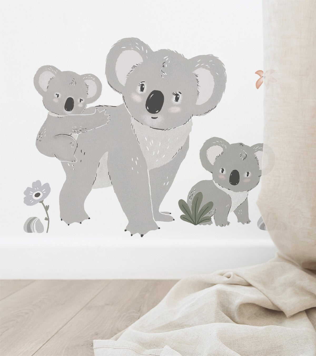 LILYDALE - Autocolante grande - Família Koala