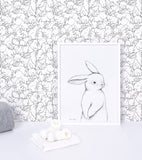BUNNY - Cartaz para crianças - Cara de coelho