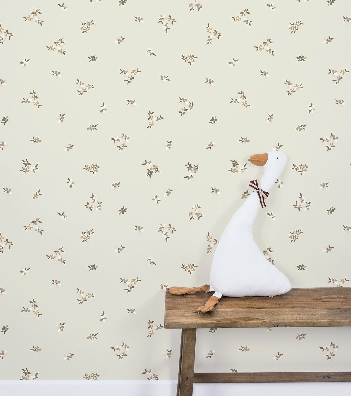 BRAYLYNN - Papel de parede para crianças - Motivo floral pequeno