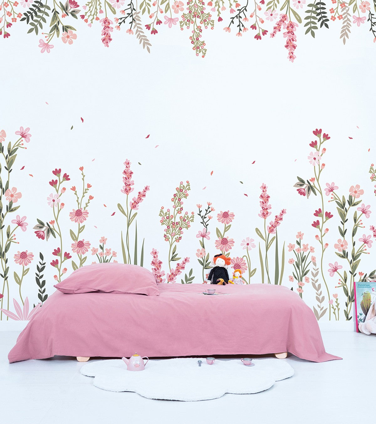MAGENTA - Papel de parede panorâmico - Um campo de flores