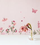 MAGENTA - Adesivos de parede - Flores e borboletas